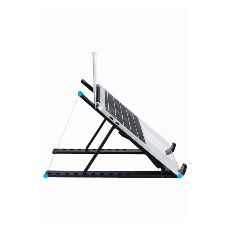 Support Pliable Réglable pour Ordinateur Portable – Plastique Résistant, Ergonomique et Antidérapant