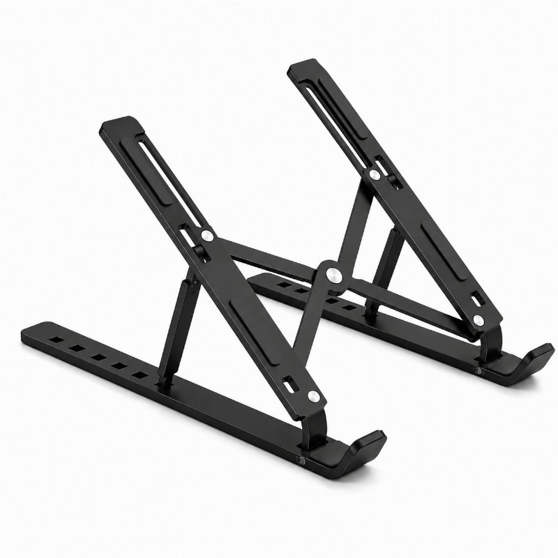 Support Pliable et Réglable pour Ordinateur Portable – Noir 💻