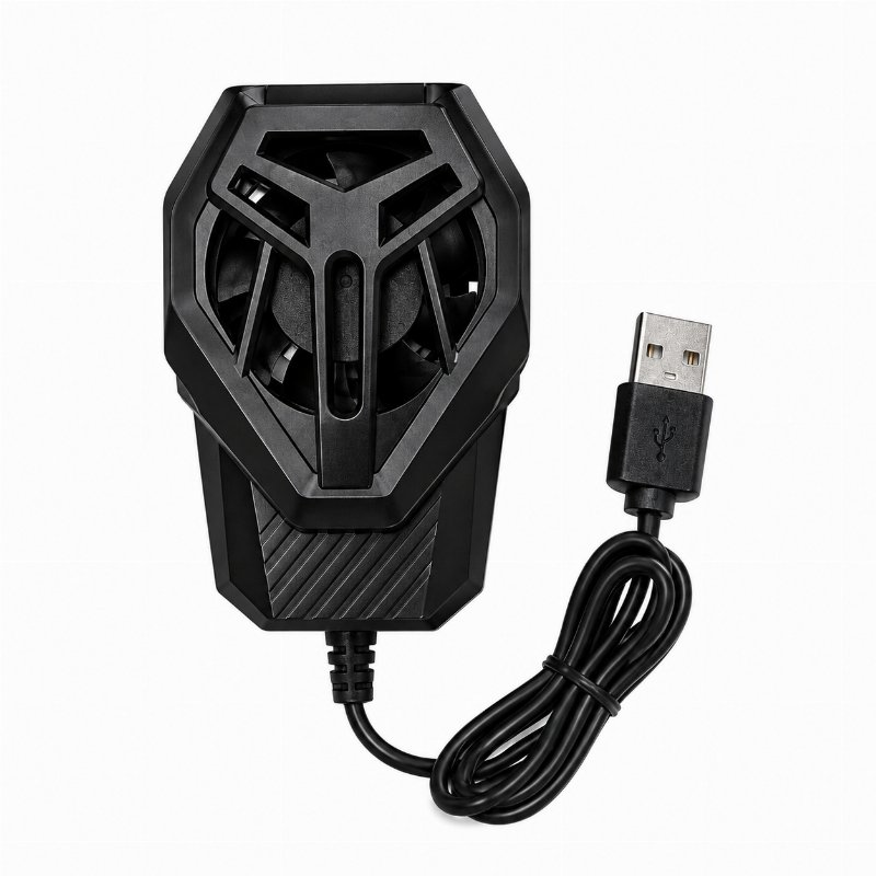 Refroidisseur de Téléphone S-10 avec Ventilateur USB – Noir