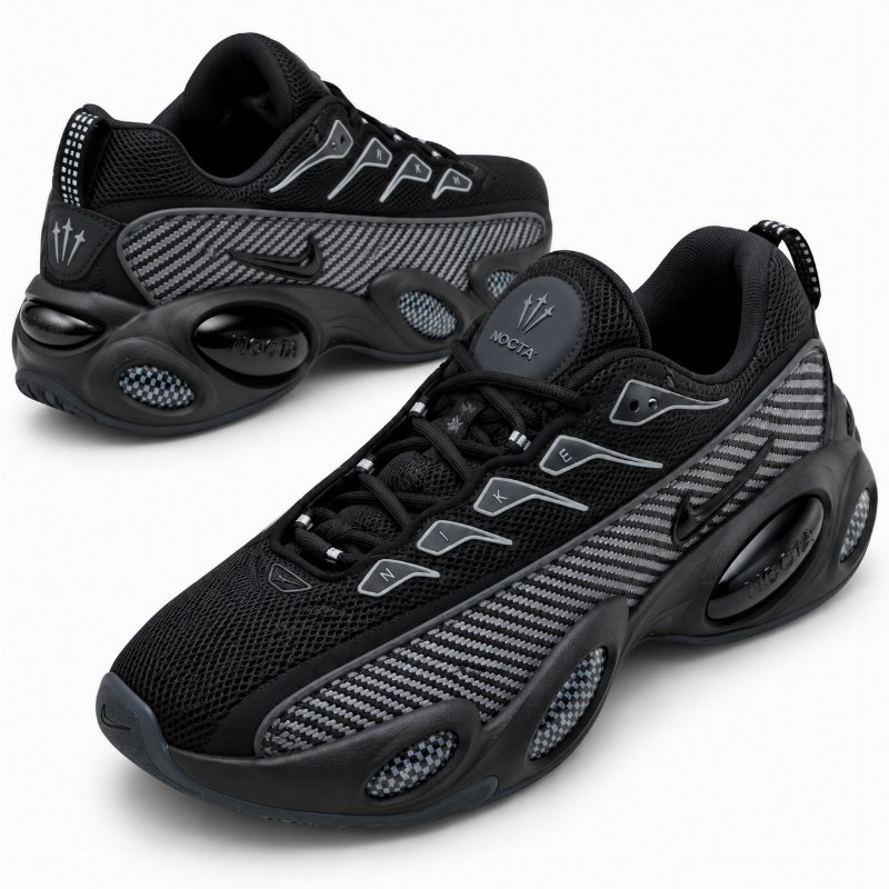 Nike NOCTA Glide “Black / Iron Grey” – Sneakers Lifestyle au Design Futuriste
