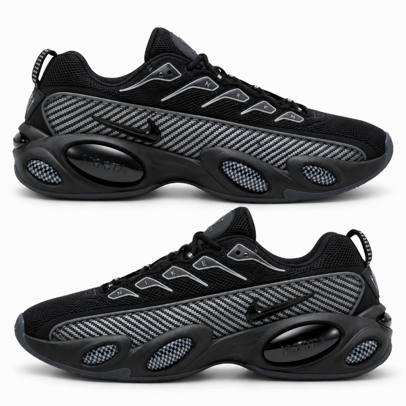 Nike NOCTA Glide “Black / Iron Grey” – Sneakers Lifestyle au Design Futuriste