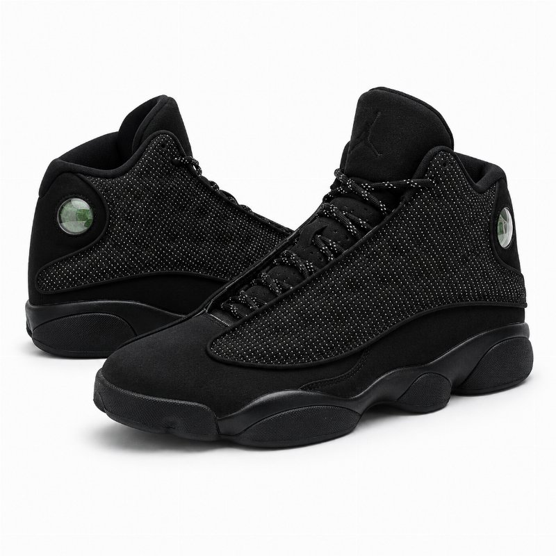 Air Jordan 13 Retro “Black Cat” – Sneakers Basketball Lifestyle à Détails Réfléchissants